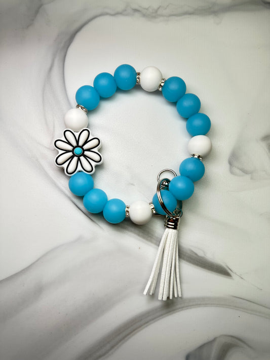 White/Blue Flower